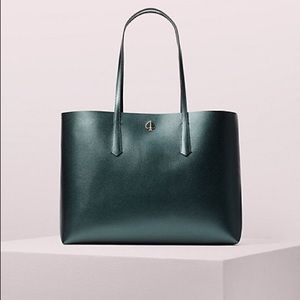 NWOT Kate Spade Molly Large Tote Evergreen